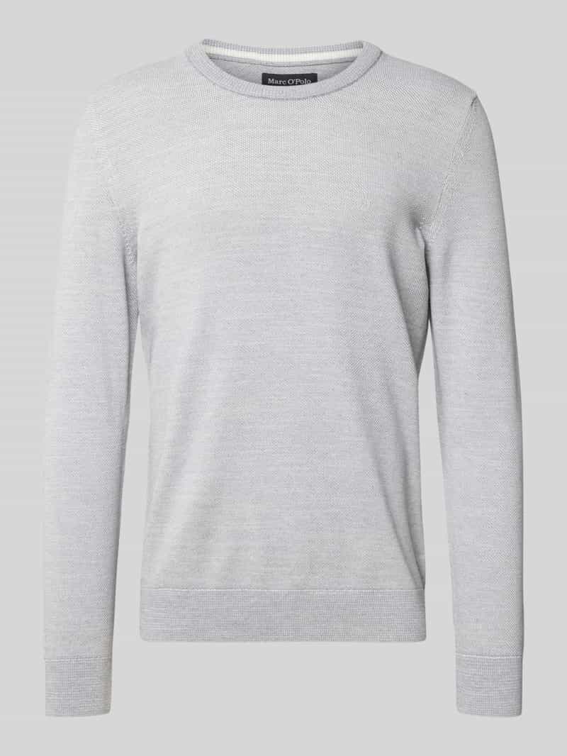 Sweter z dzianiny o kroju regular fit z czystej bawełny