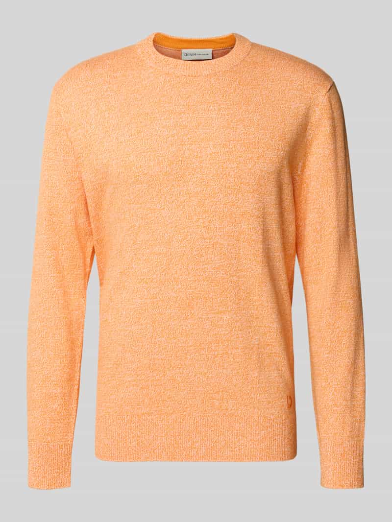 Sweter o kroju regular fit z dzianiny z bawełny