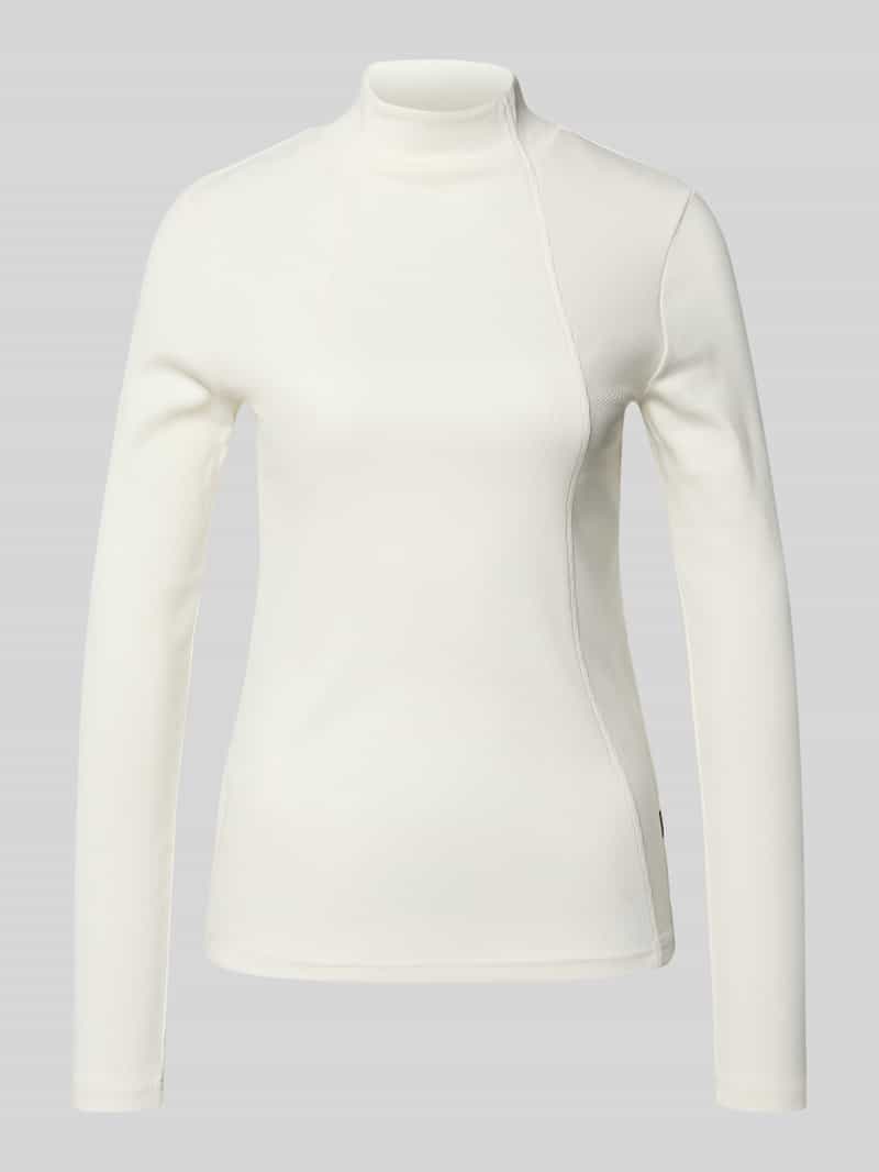 Bluzka z długim rękawem ze stójką