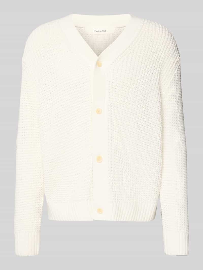 Kurtka z dzianiny o kroju regular fit z czystej bawełny model ‘DERECK’