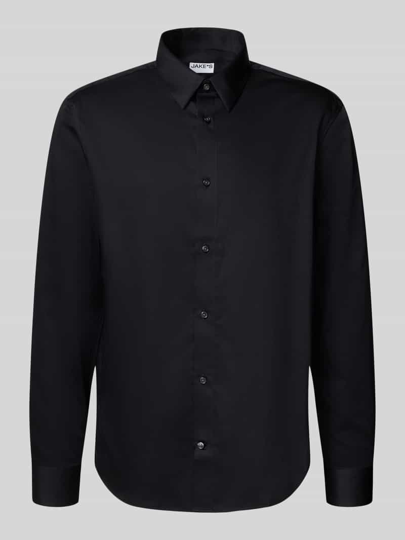 Koszula biznesowa o kroju regular fit z kołnierzykiem typu kent