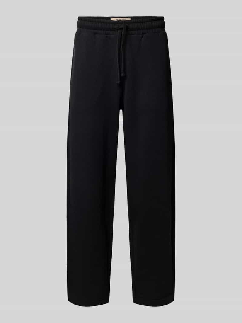 Spodnie dresowe o kroju regular fit z mieszanki bawełny model ‘CERES’