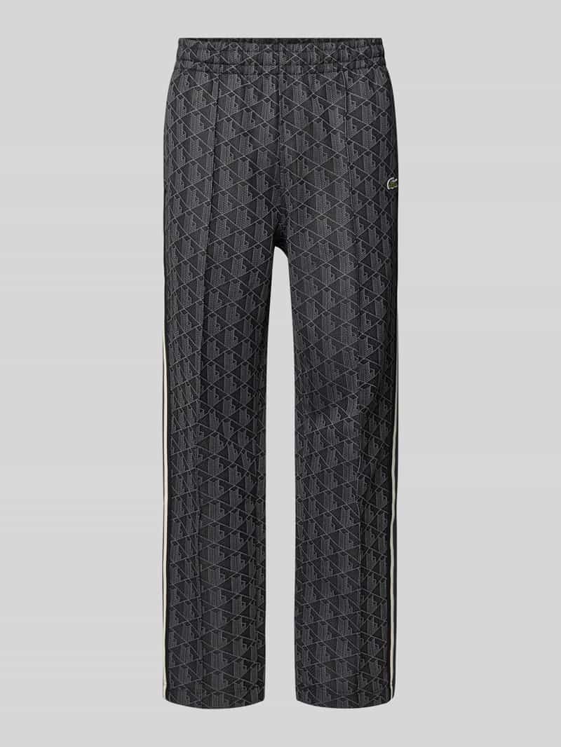 Spodnie dresowe o kroju regular fit z dodatkiem bawełny