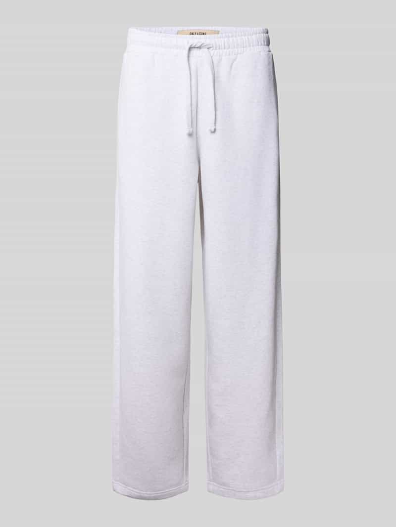 Spodnie dresowe o kroju regular fit z mieszanki bawełny model ‘CERES’