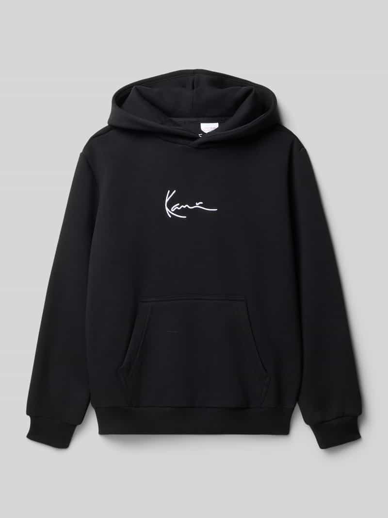 Bluza o kroju regular fit z mieszanki bawełny z kapturem i nadrukiem z logo