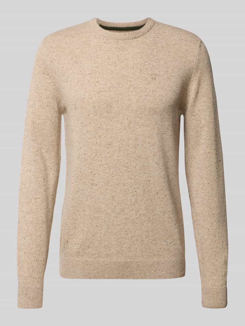 Sweter o kroju regular fit z dzianiny z mieszanki wełny