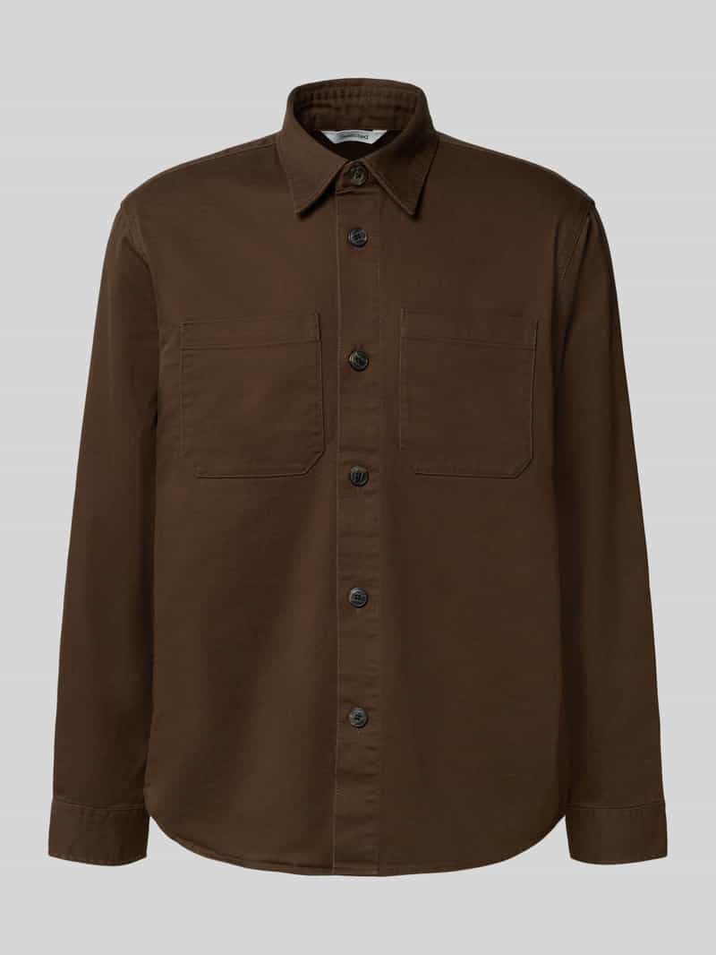 Kurtka koszulowa o kroju regular fit z czystej bawełny model ‘TRAVIS’