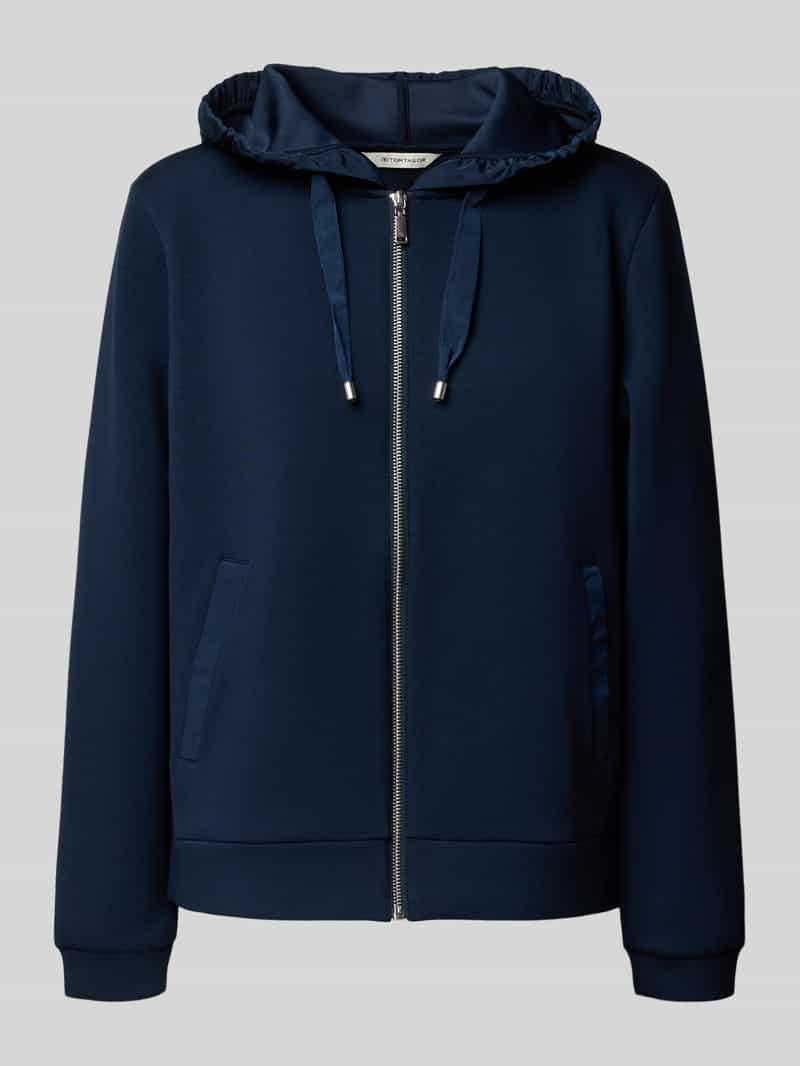 Bluza rozpinana o kroju regular fit z dodatkiem wiskozy