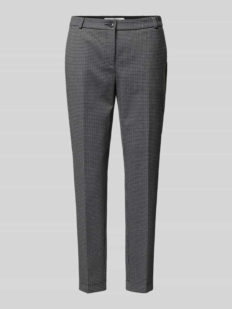 Spodnie materiałowe o kroju slim fit w kant model ‘STYLE.MARON’
