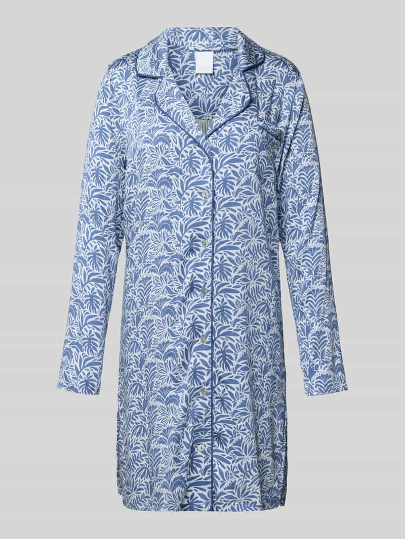 Koszula nocna o kroju relaxed fit z mieszanki wiskozy model ‘Josephine’