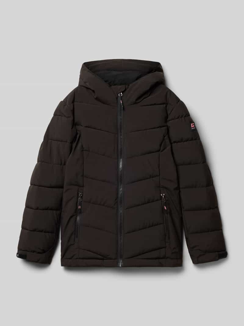 Kurtka funkcyjna z naszywką z logo