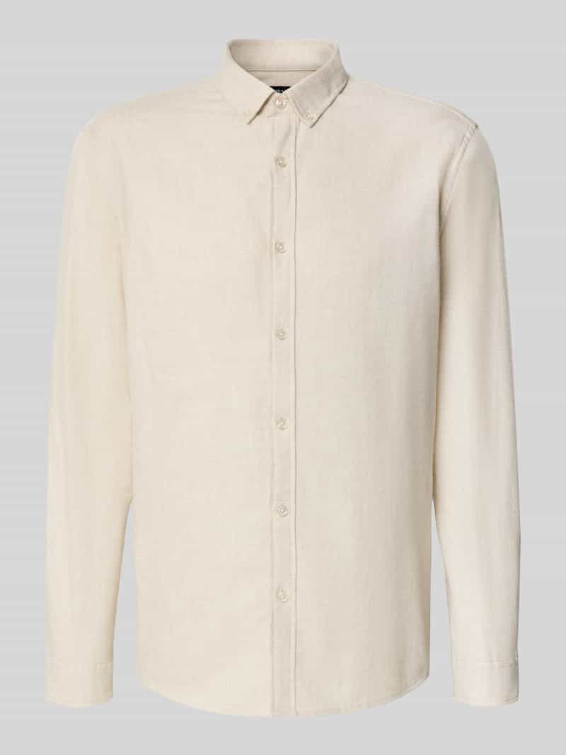 Koszula casualowa o kroju regular fit z kołnierzykiem typu button down