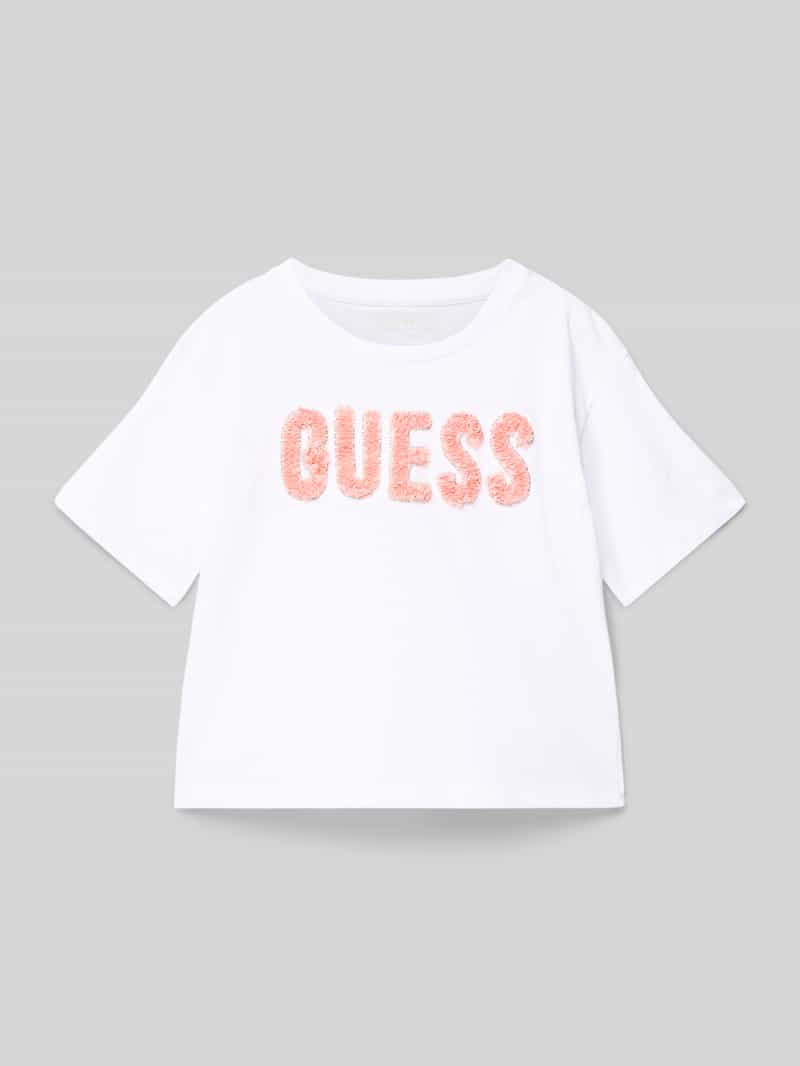 T-shirt z napisem z logo