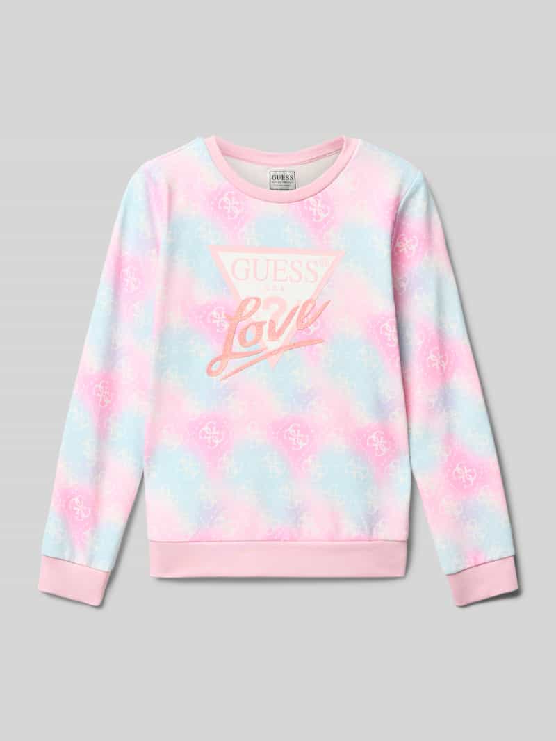 Bluza z czystej bawełny z nadrukiem z logo model ‘Active’