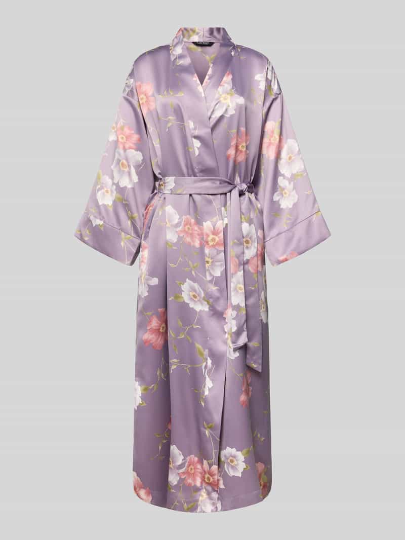 Kimono z wiązanym paskiem