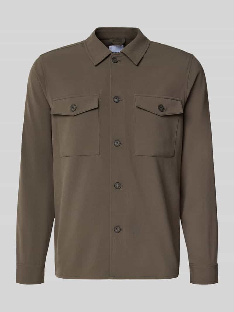 Kurtka koszulowa z listwą guzikową