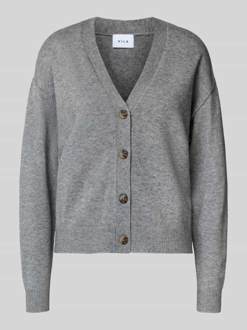 Kurtka z dzianiny z dekoltem w serek model ‘RIL’