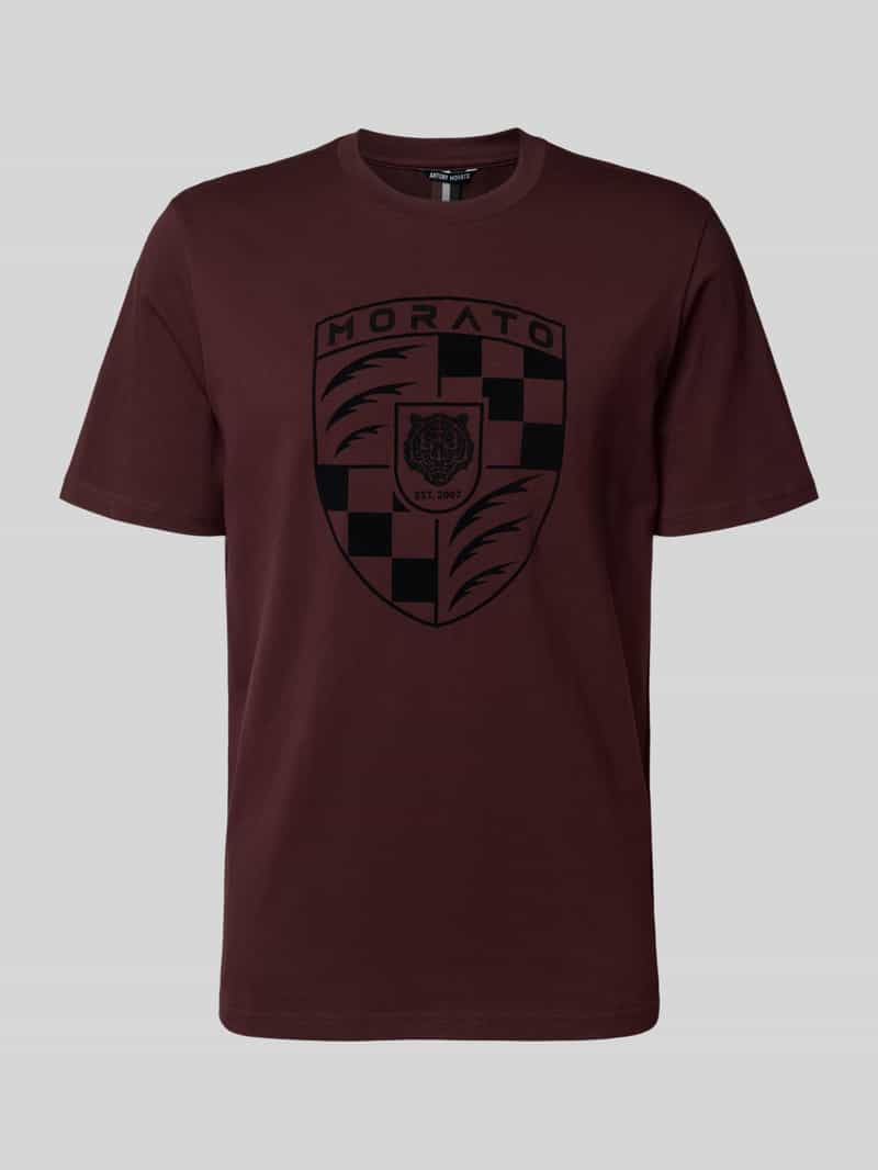 T-shirt z nadrukiem z logo