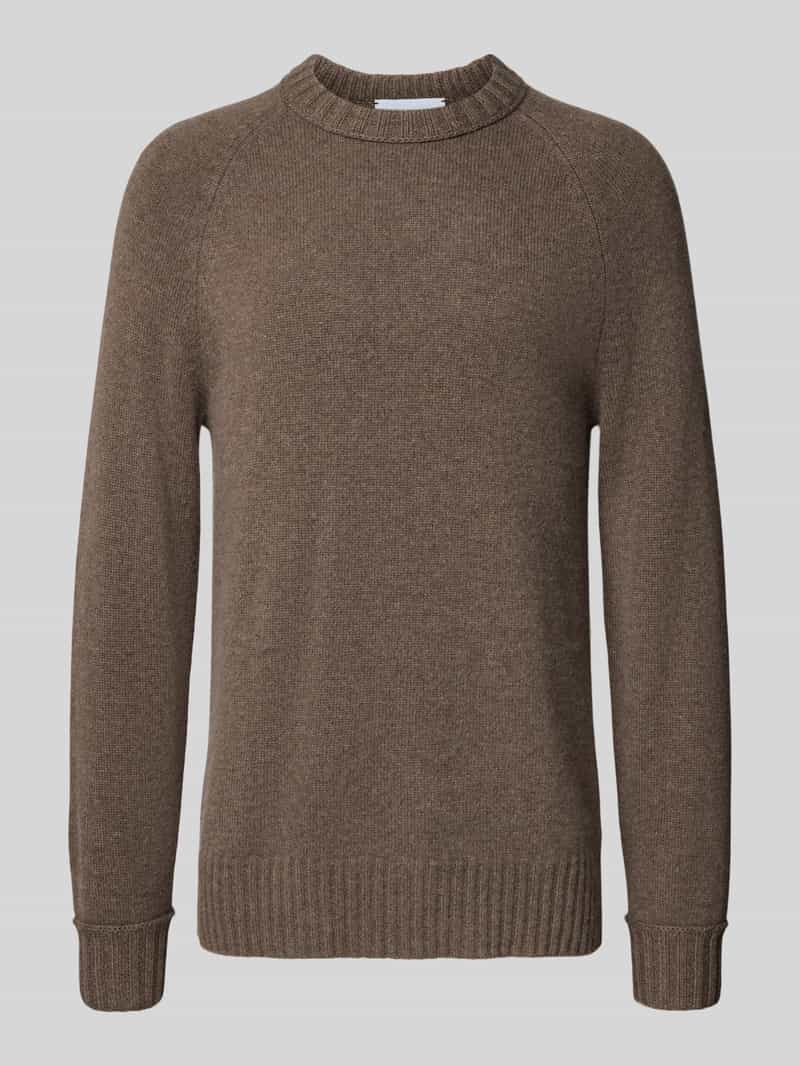 Sweter z kaszmiru z okrągłym dekoltem