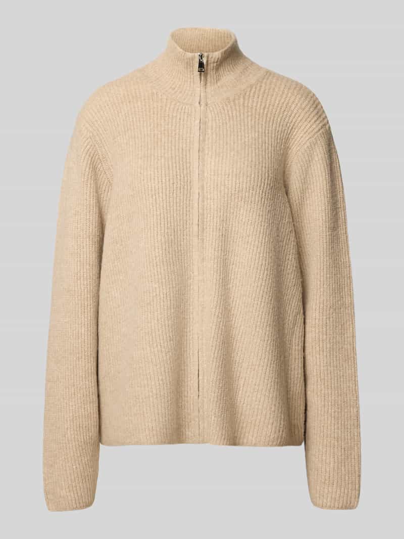 Kurtka z dzianiny o kroju regular fit ze stójką model 'IHDUCIE’