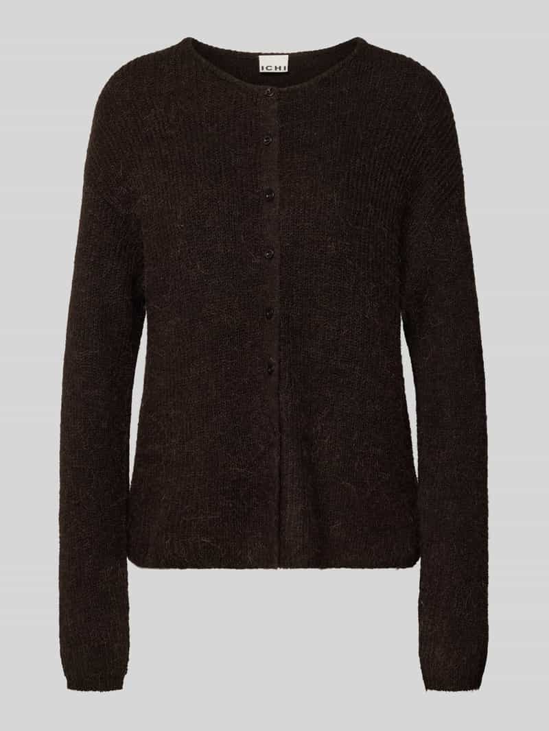 Kurtka z dzianiny z okrągłym dekoltem model ‘KAMARA’