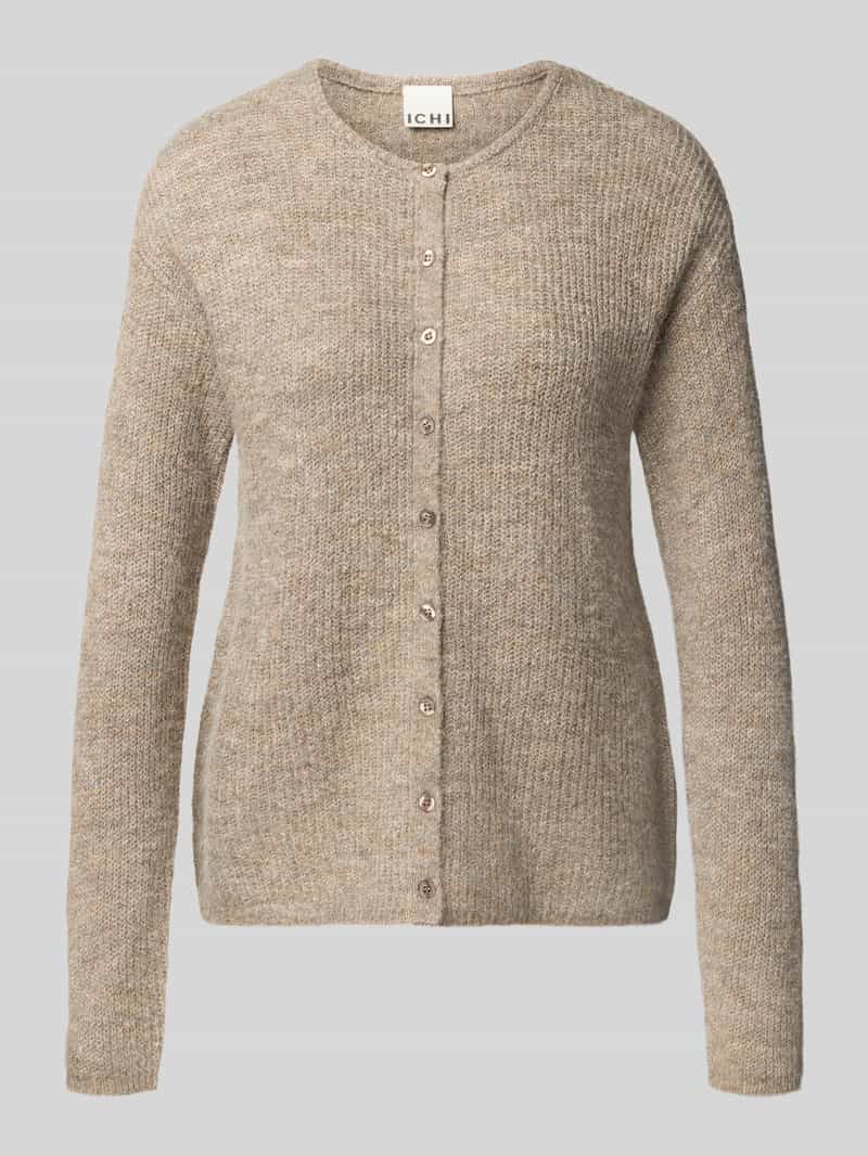 Kurtka z dzianiny z okrągłym dekoltem model ‘KAMARA’