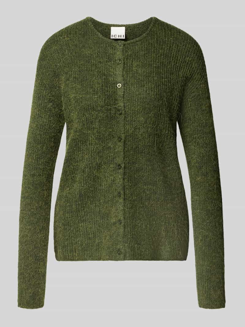 Kurtka z dzianiny z okrągłym dekoltem model ‘KAMARA’