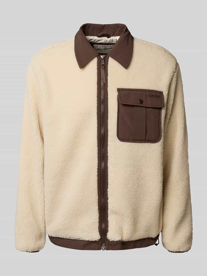 Kurtka z polaru z kieszenią na piersi model ‘JOONIE’