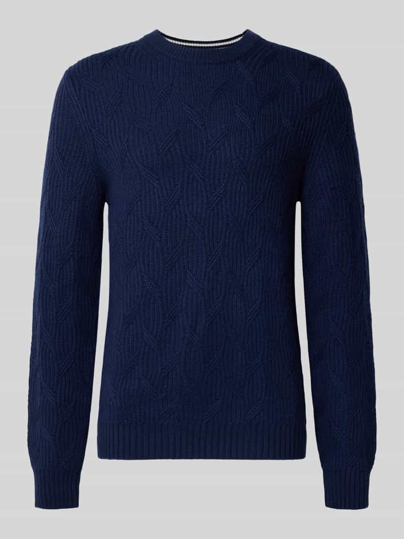 Sweter z dzianiny z domieszką kaszmiru