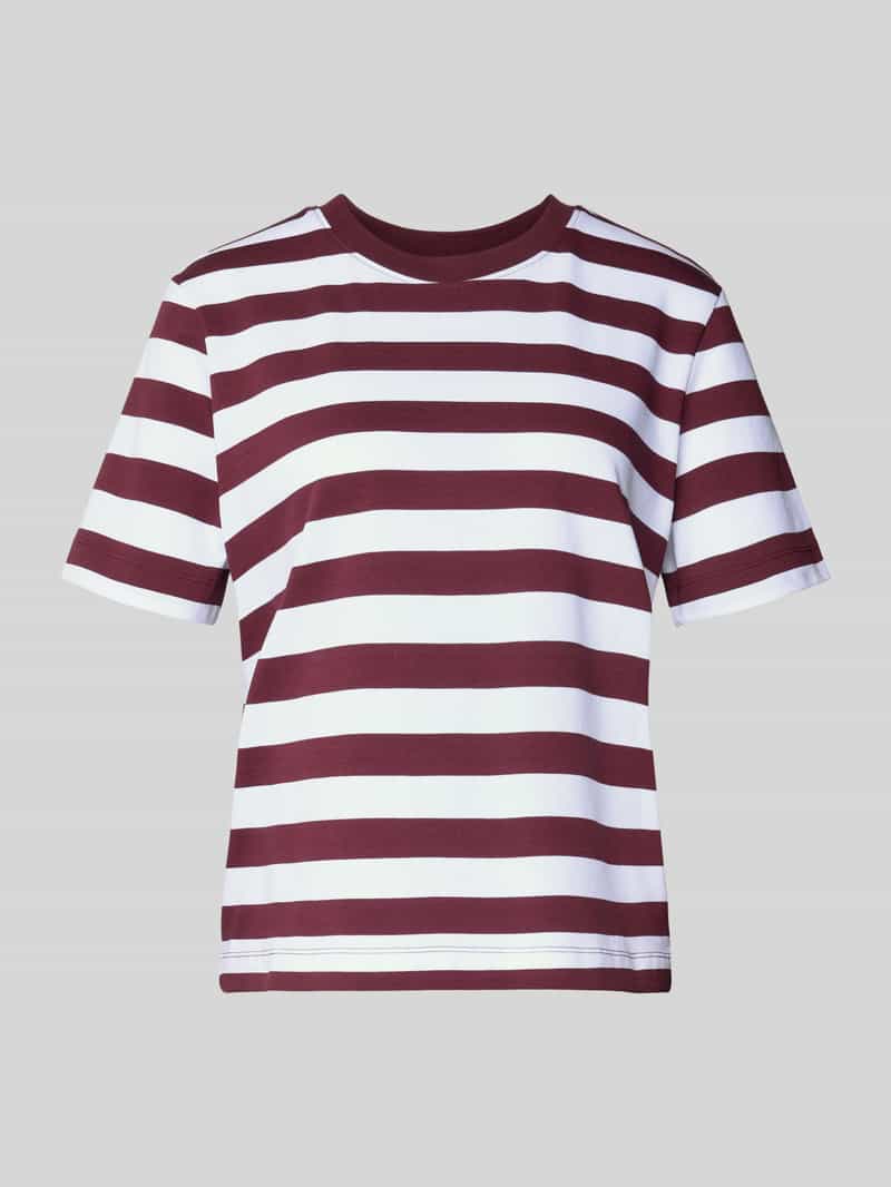 T-shirt o pudełkowym kroju z czystej bawełny model ‘ESSENTIAL’