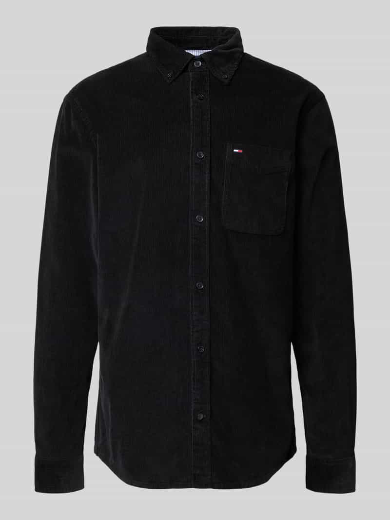 Sukienka sztruksowa o kroju regular fit z czystej bawełny