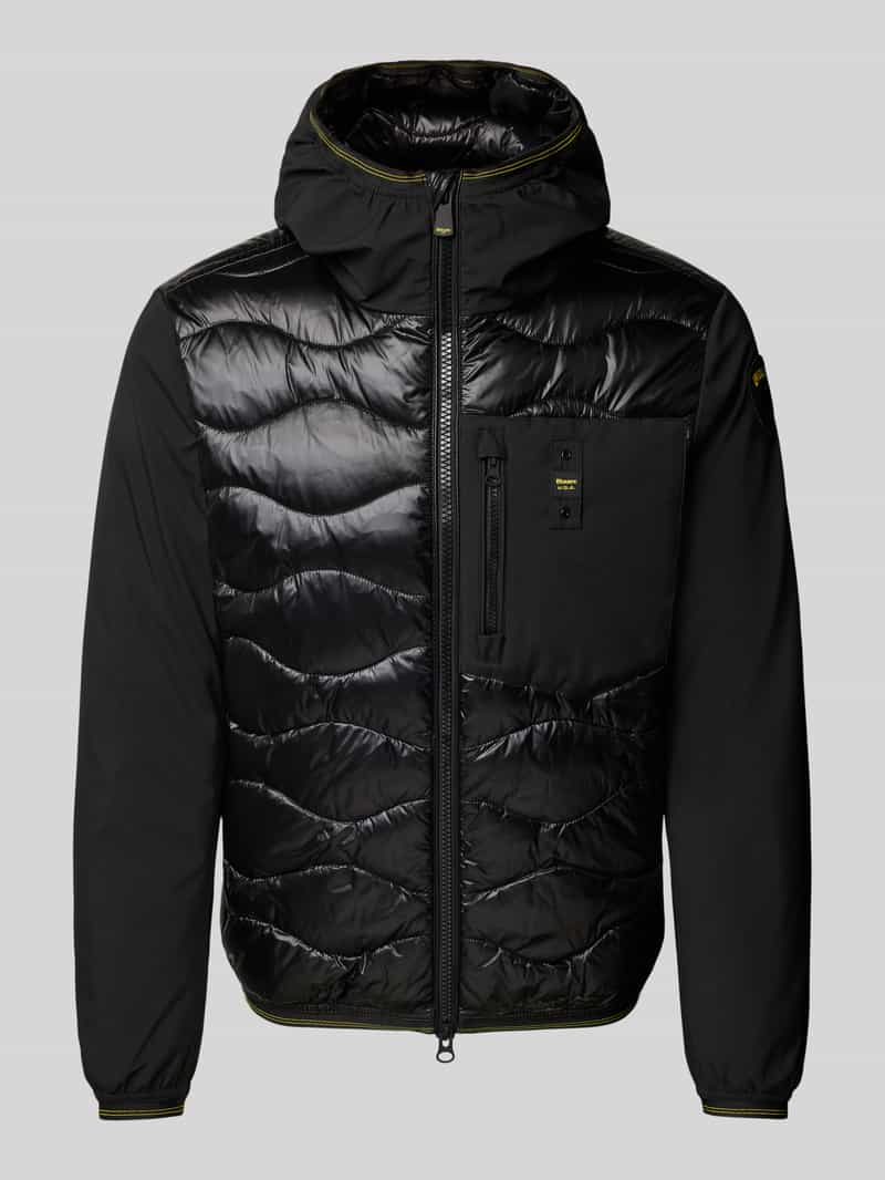 Kurtka puchowa z naszywką z logo model ‘ALBERT’
