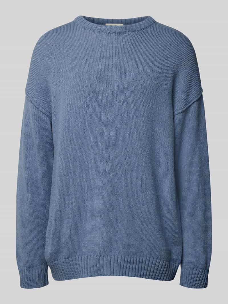 Sweter z dzianiny z obniżonymi ramionami model ‘MALIO’