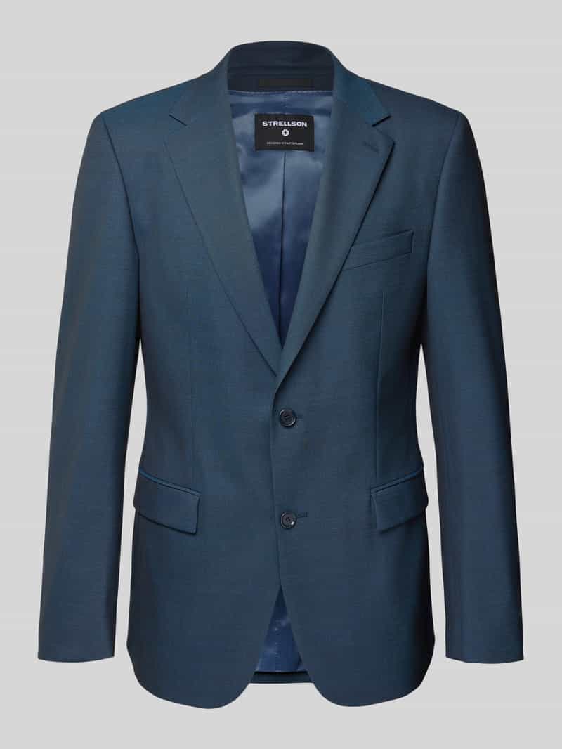 Marynarka do garnituru o kroju slim fit z dodatkiem wełny model ‘ALZER 3’