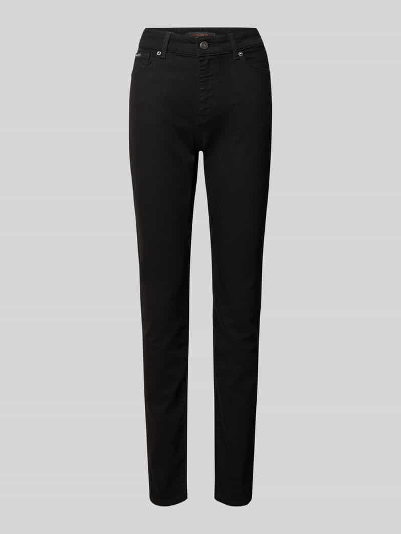 Jeansy o kroju skinny fit z detalem z logo