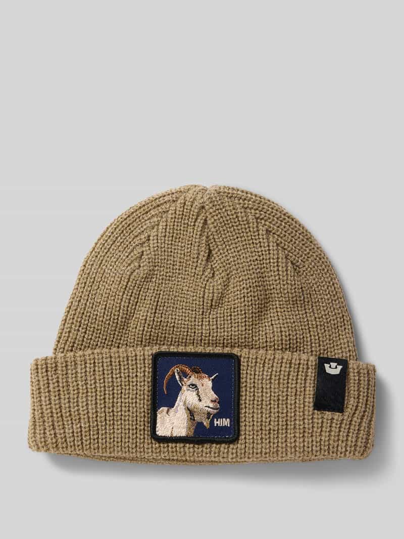 Czapka beanie z naszywką z motywem model ‘THE HIM BEANIE’