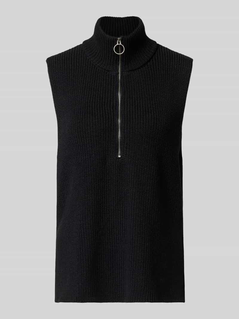 Bezrękawnik ze stójką i zamkiem błyskawicznym model ‘Julia’