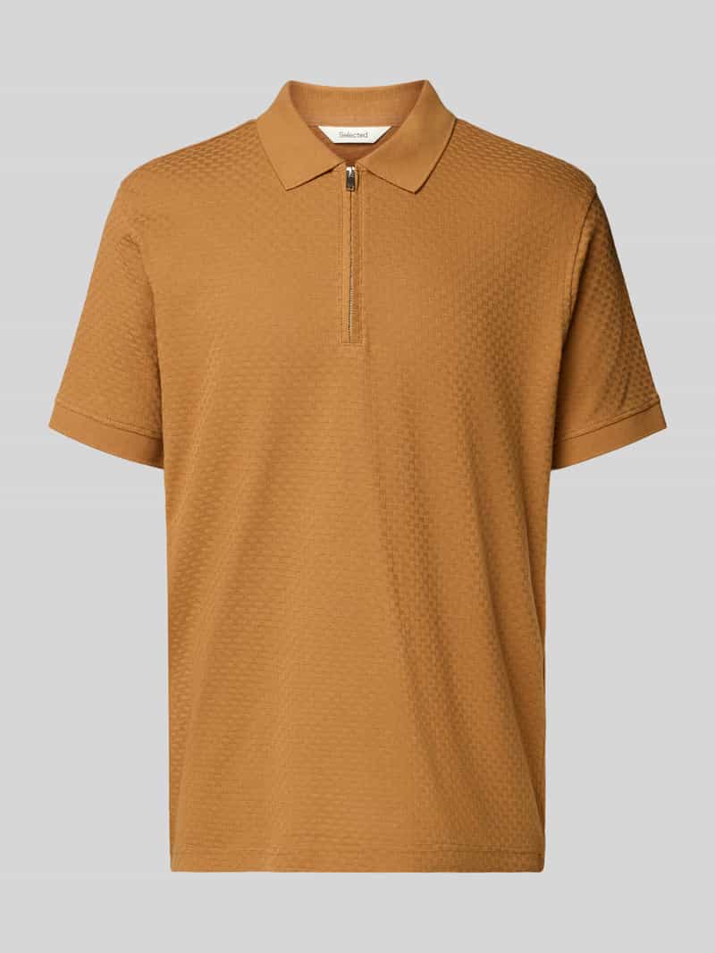 Koszulka polo o kroju regular fit z czystej bawełny model ‘ISAAC’