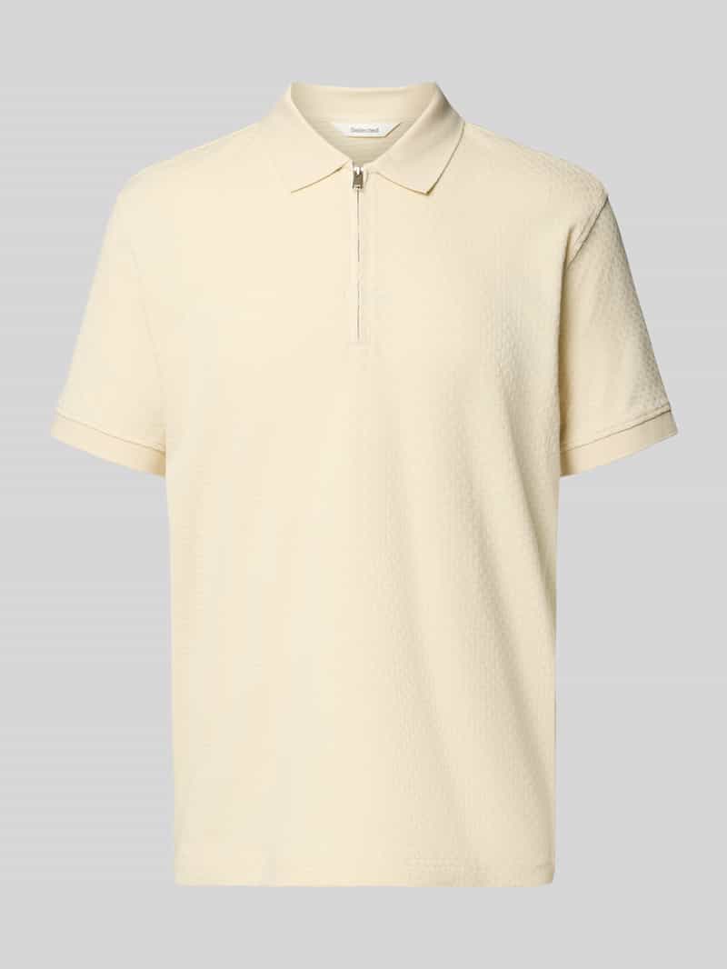 Koszulka polo o kroju regular fit z czystej bawełny model ‘ISAAC’