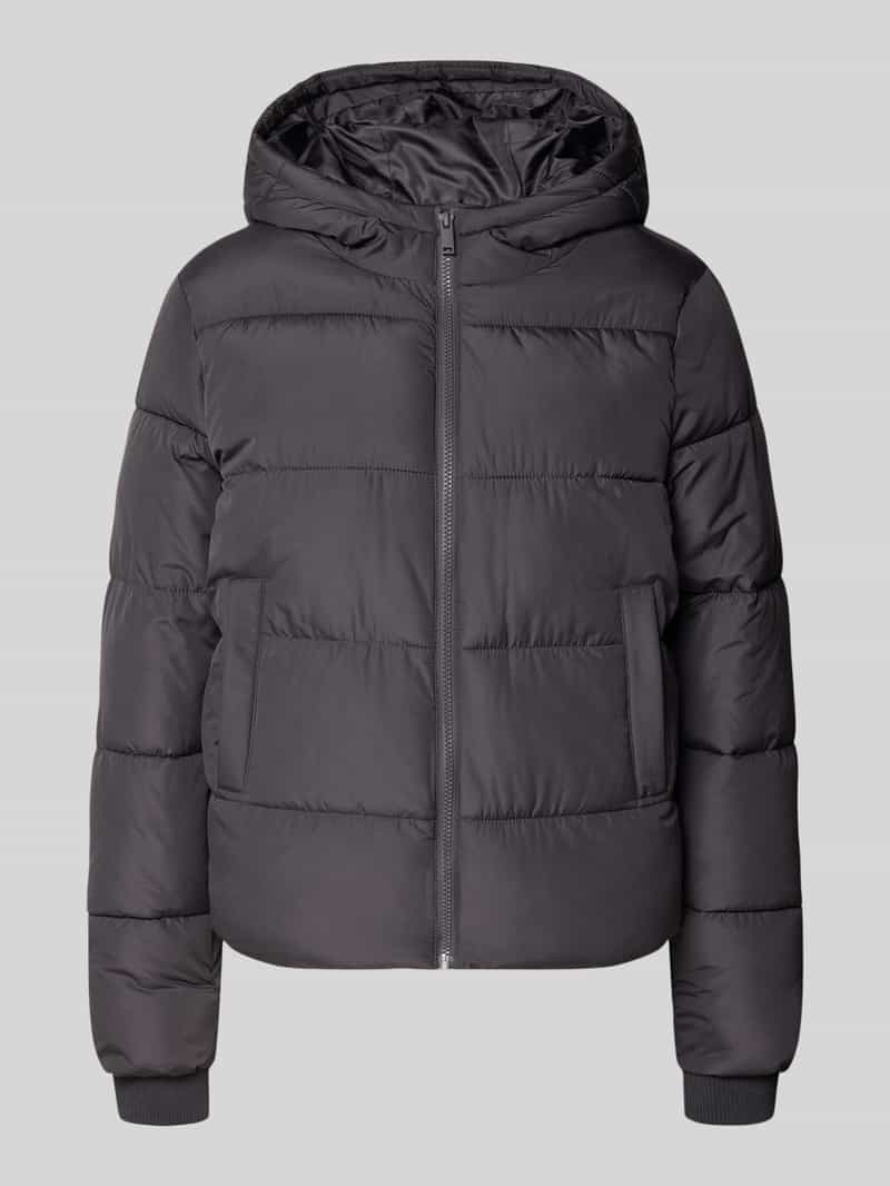 Kurtka pikowana o kroju regular fit z kapturem model ‘BEE NEW’