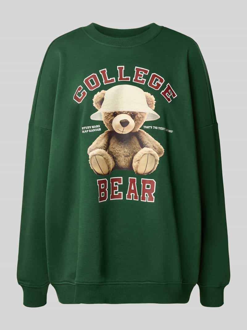 Bluza o kroju oversized z mieszanki bawełny model ‘BILA’