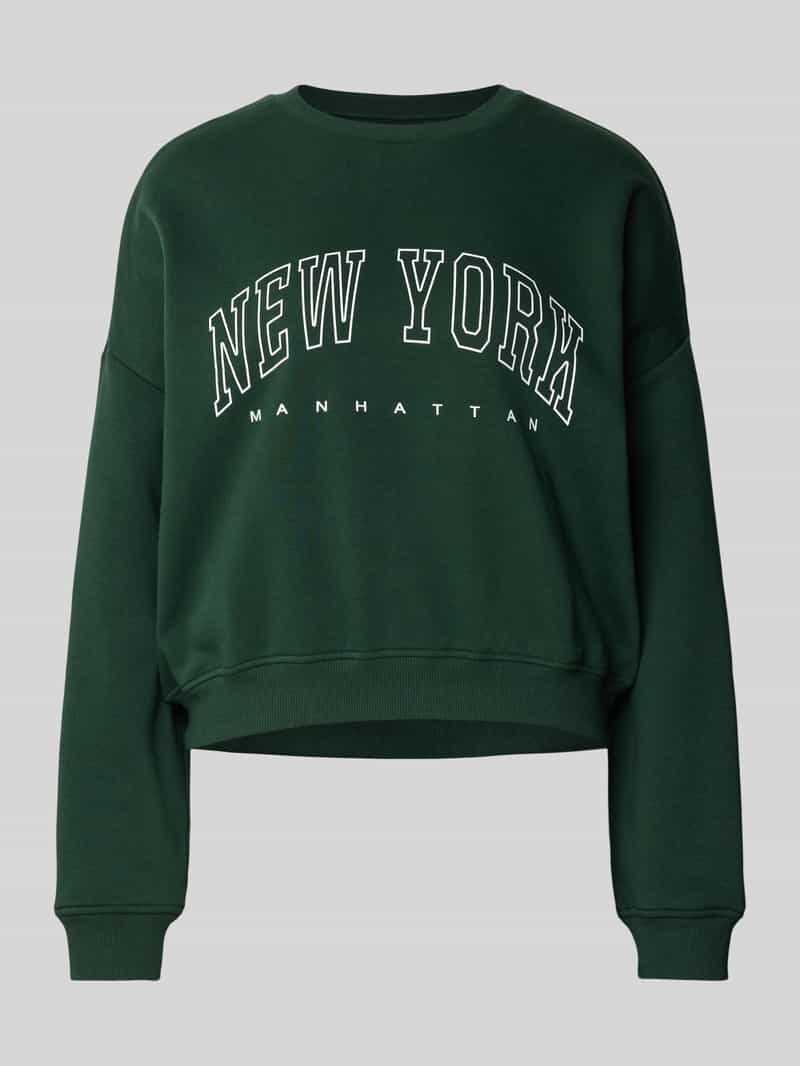 Bluza o luźnym kroju z mieszanki bawełny model ‘SWEAT’