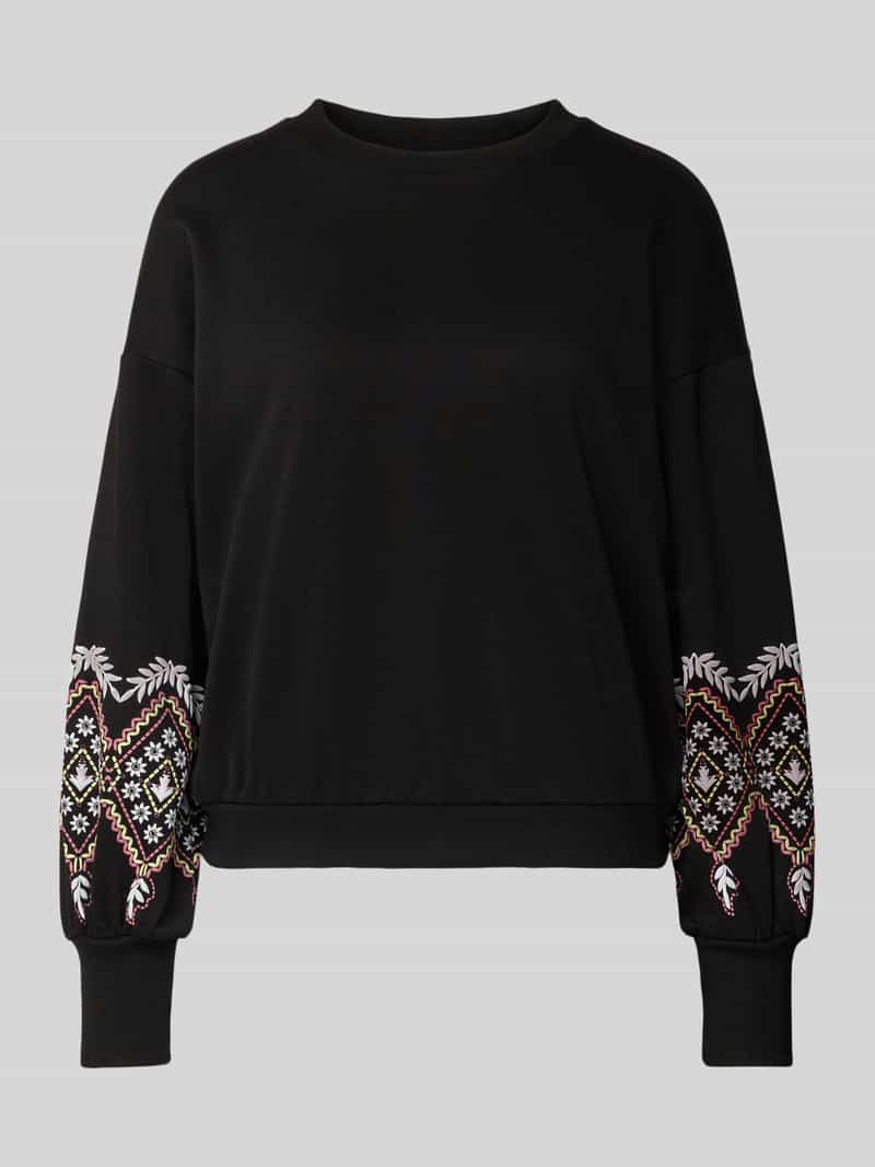 Bluza o kroju regular fit z mieszanki bawełny model ‘BROOKE’