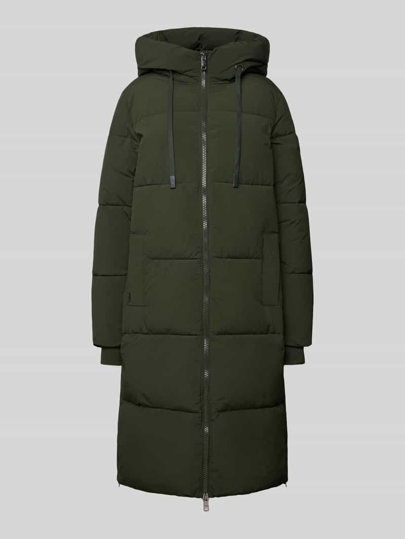 Płaszcz pikowany z kapturem model ‘Ollie’