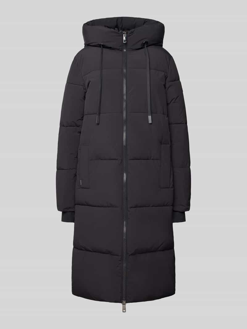 Płaszcz pikowany z kapturem model ‘Ollie’