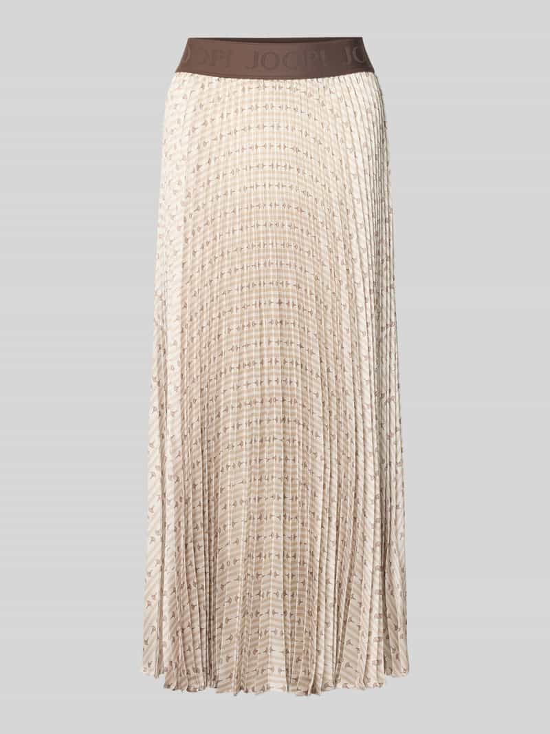 Długa spódnica plisowana model ‘Saphira’