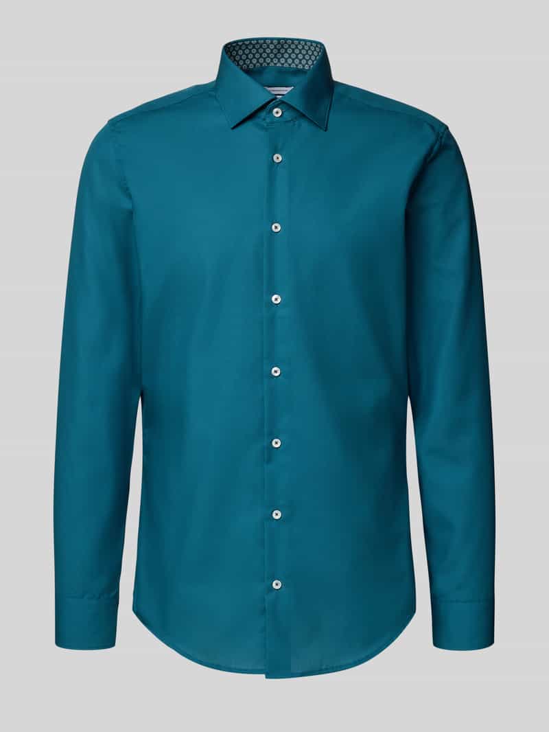 Koszula biznesowa o kroju regular fit z kołnierzykiem typu kent model ‘New’