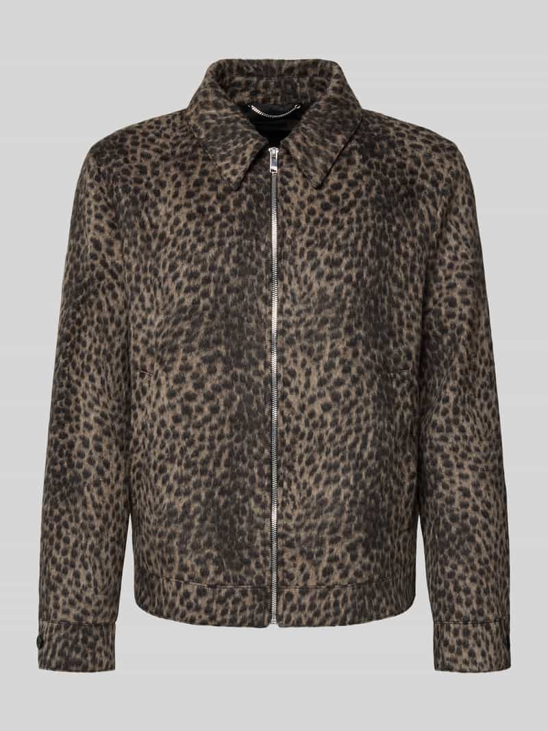 Kurtka o kroju regular fit z domieszką kaszmiru model ‘Rikka’