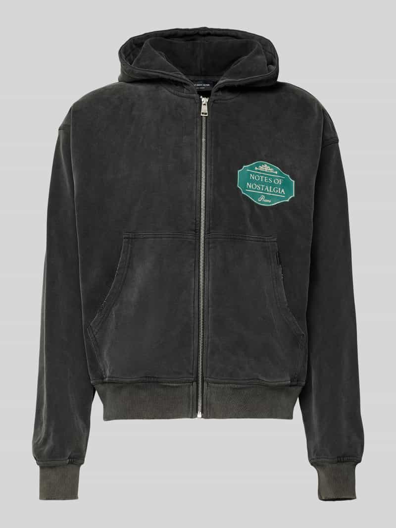 Bluza rozpinana z nadrukiem z motywem model ‘Ulric’