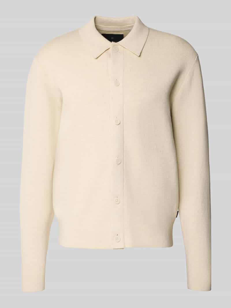 Kurtka z dzianiny z kołnierzykiem typu kent model ‘MILANO’